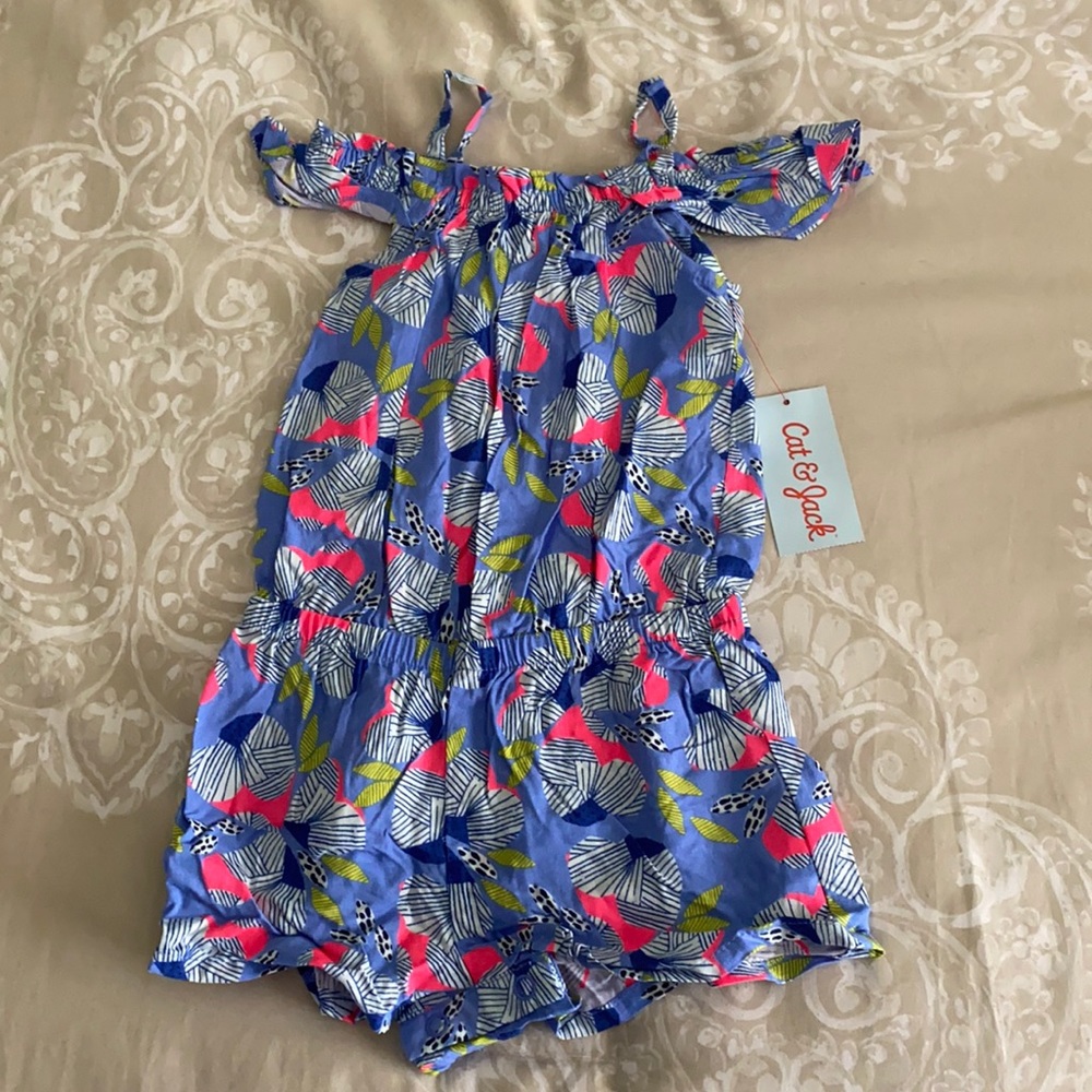 Cute Cat & Jack girls shorts romper - Picture 1 of 6